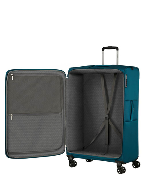Walizka duża XL poszerzana Samsonite Base Breeze Exp - petrol blue