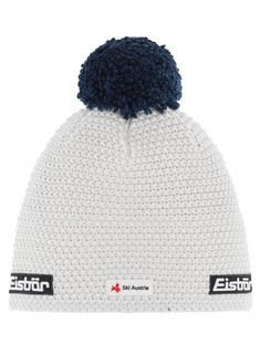 Czapka zimowa Eisbar Jamie Pompon SKA - white