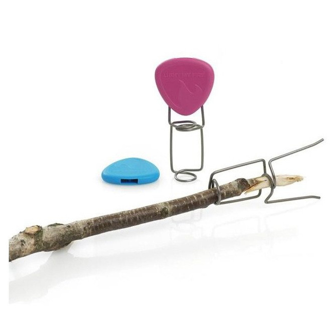 Szpic do pieczenia Light My Fire Grandpas FireFork 2-pack - fuchsia,/cyan blue