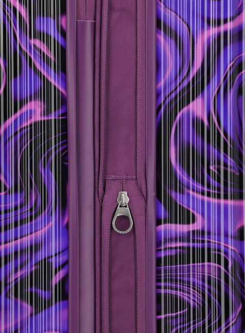Walizka średnia poszerzana Travelite Lascana - purple swirl
