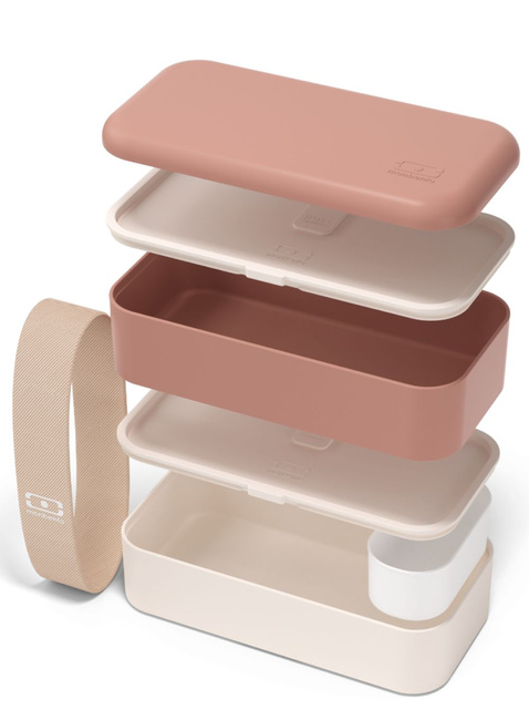 Pudełko na lunch Monbento MB Original The Bento Box - pink moka