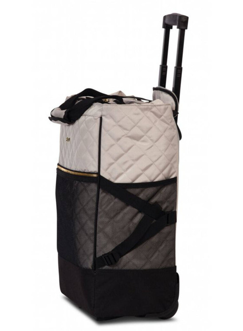 Torba na kółkach na zakupy Punta Wheel Classy - white