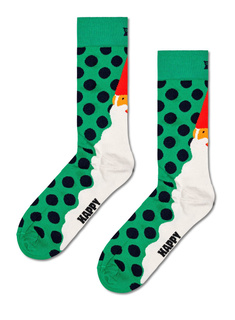 Skarpety unisex Happy Socks - green / santa's beard