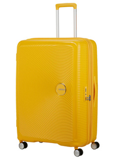 Walizka duża XL American Tourister SoundBox EXP - golden yellow