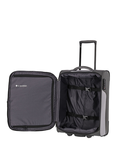 Walizka mała poszerzana na dwóch kołach Travelite Viia - slate