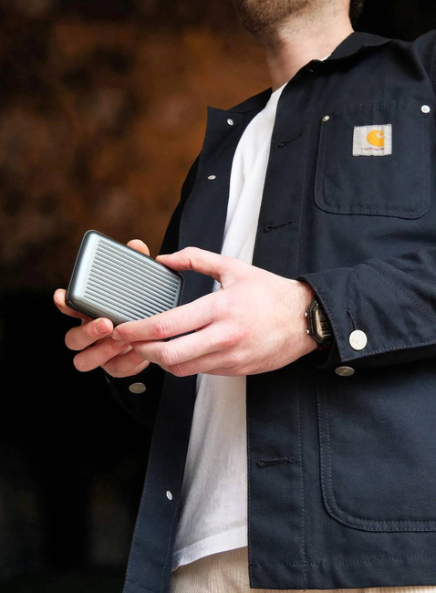 Portfel aluminiowy Ogon Design Stockholm V3 - platinium