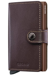Portfel kieszonkowy RFID Secrid Miniwallet Original - chocolate