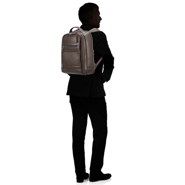 Plecak skórzany na laptopa Samsonite Sunstone 14,1" - brown