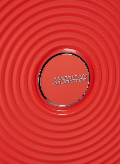 Walizka średnia American Tourister Soundbox EXP - neon orange