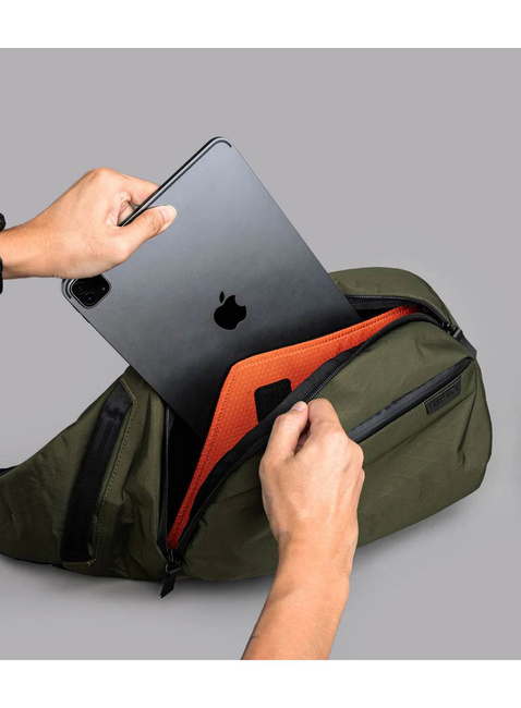 Plecak na jedno ramię Alpaka Metro Crossbody Left Shoulder X-Pac - olive green