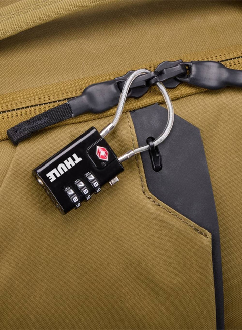 Kłódka szyfrowa do bagażu Thule TSA Cable Lock - black