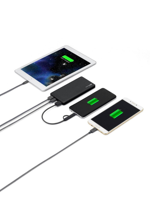Power bank Powertec GP Powerbank 10000 mAh - black