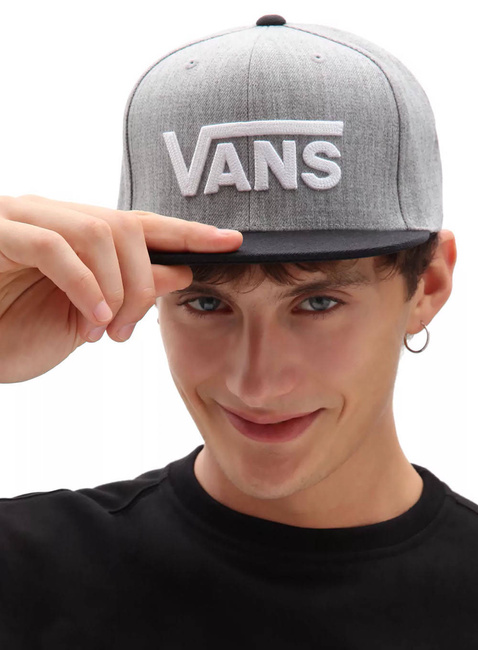 Czapka Vans Drop V Snapback - heather grey
