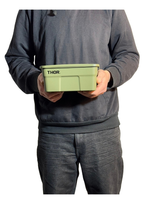Pojemnik do przechowywania THOR Mini Stackable Storage Box 2,5 L - olive drab
