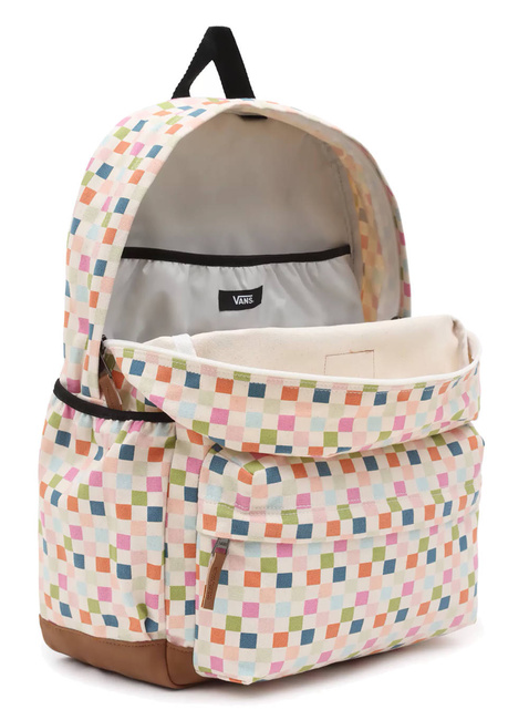 Plecak szkolny Vans Realm Plus - rose smoke checkerboard