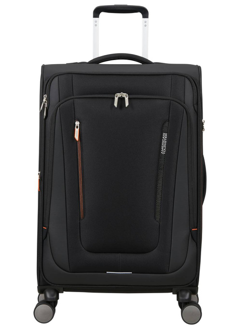 Walizka średnia American Tourister Wanderlite M EXP - shadow black