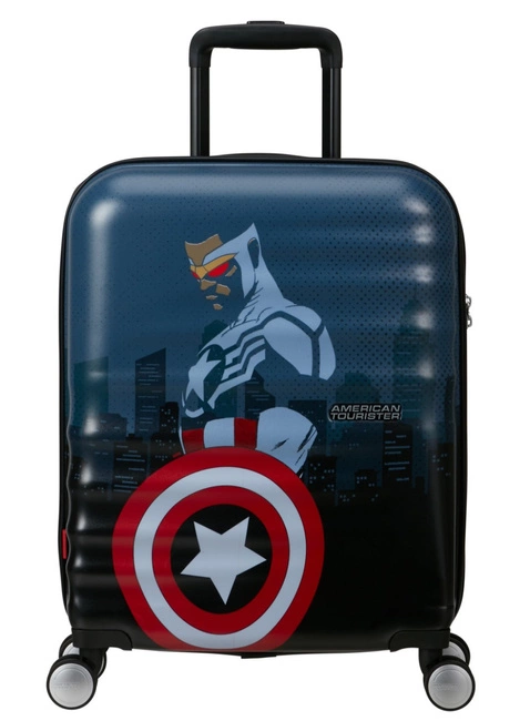 Walizka kabinowa American Tourister Wavebreaker Marvel - Captain America