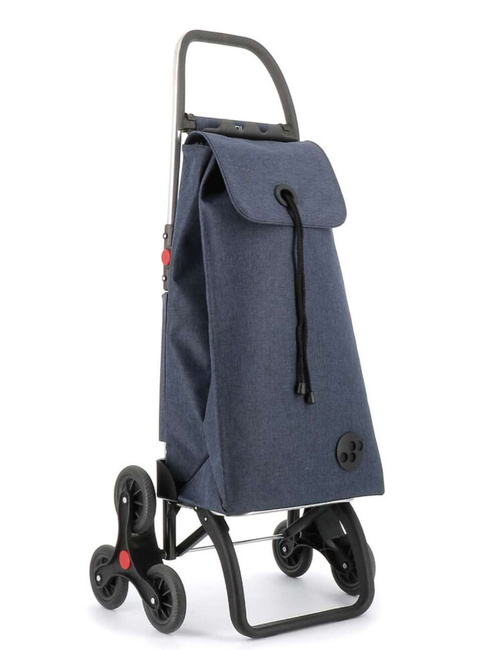 Wózek na zakupy na schody Rolser I-Max TWEED - navy blue