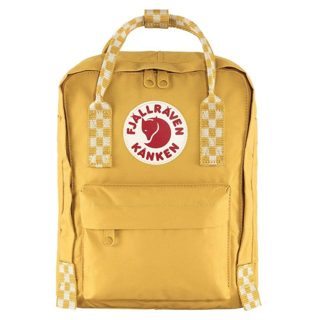 Plecak Fjallraven Kanken Mini - ochre/chess pattern