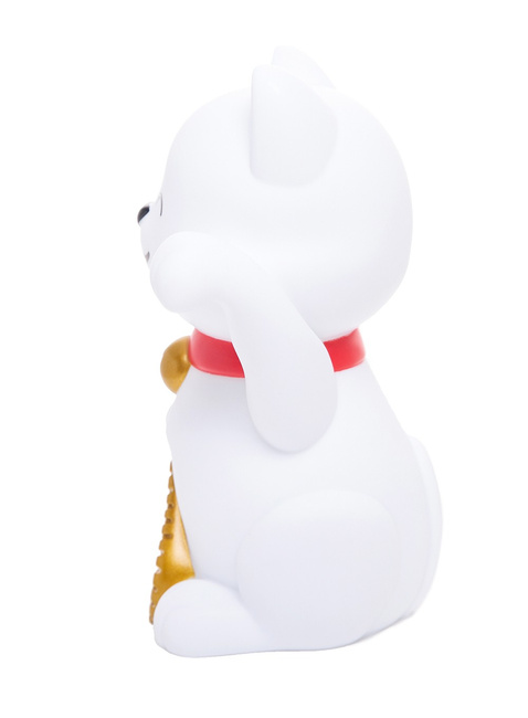 Lampka nocna na baterie Dhink Lucky Cat - snow white
