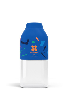 Butelka na wodę Monbento MB Positive S 330 ml - blue Terrazzo