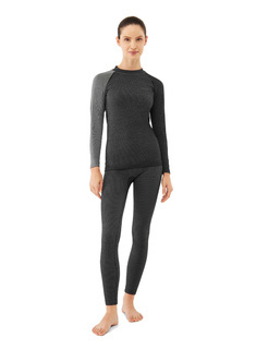 Bielizna damska termoaktywna Viking Mounti Lady Merino Set - szary