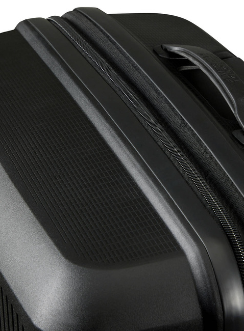 Walizka duża poszerzana American Tourister AeroStep - black