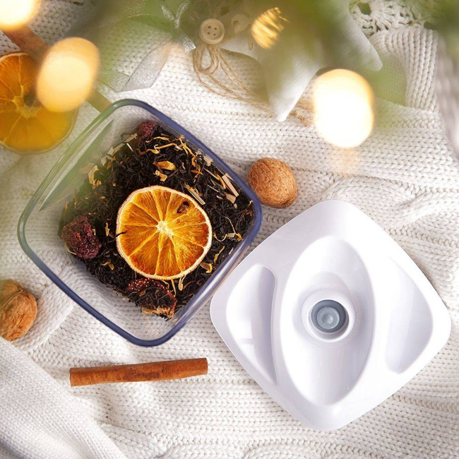 Pojemnik próżniowy na żywność Dafi SeeYoo 1,3 l - grafitowy