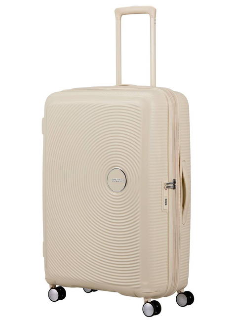 Walizka duża American Tourister SoundBox EXP - coconut sand