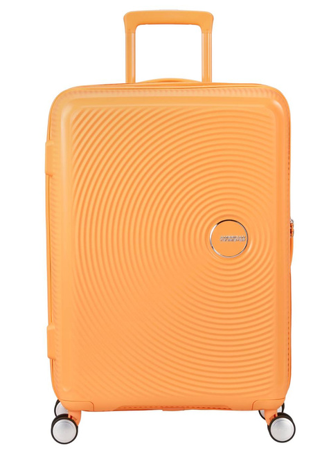 Walizka średnia American Tourister Soundbox EXP - papaya pop