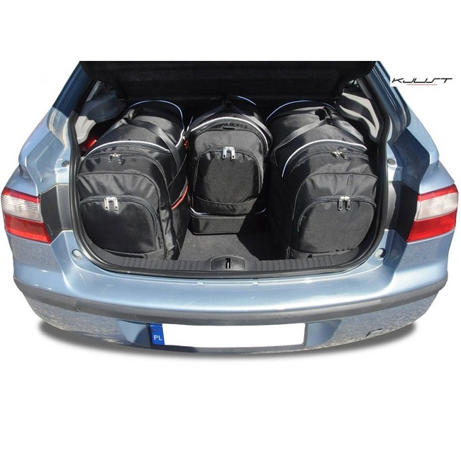 RENAULT LAGUNA HATCHBACK 2001-2007 TORBY DO BAGAŻNIKA 4 SZT