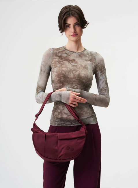 Torba na ramię Pinqponq Krumm Medium - glazed red