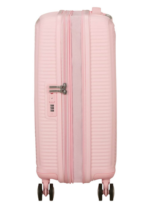 Walizka mała American Tourister Soundbox EXP - pastel pink
