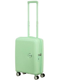 Walizka mała American Tourister Soundbox EXP - pastel green
