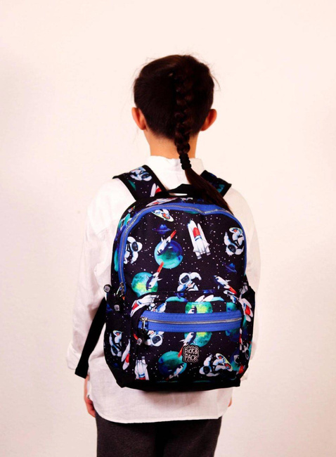 Plecak tornister Pick & Pack Space Sports Backpack M - navy