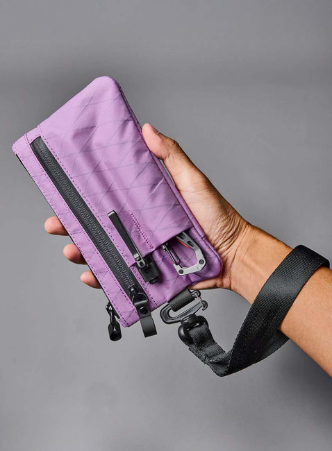 Organizer saszetka Alpaka Zip Clutch - mulberry