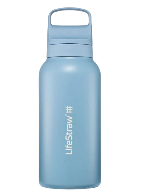 Butelka termiczna z filtrem LifeStraw Go Steel 1 l - icelandic blue
