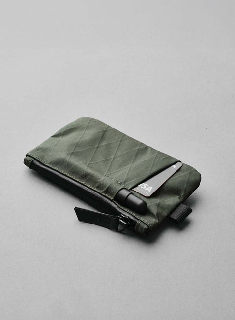 Portfel saszetka Alpaka Zip Pouch Coin - dark green