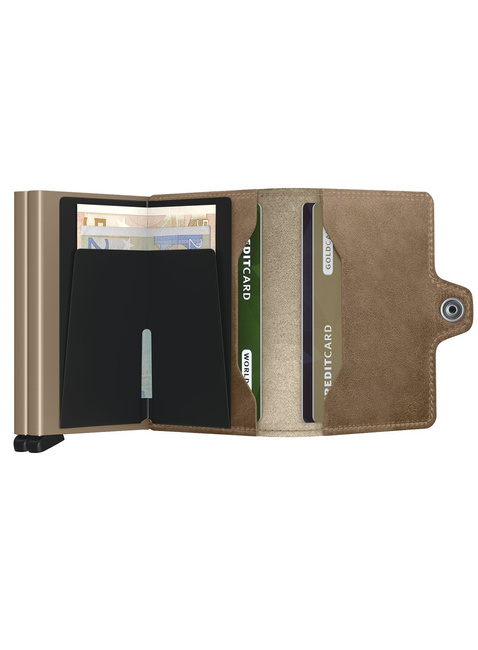 Podwójny portfel RFID Secrid Twinwallet Vintage - taupe