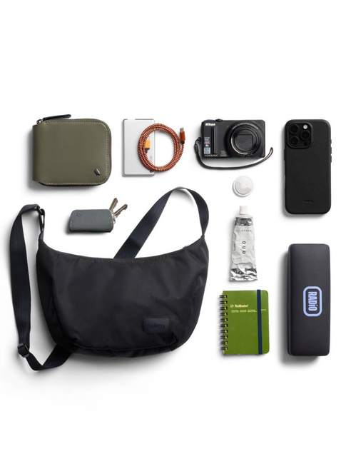 Torba na ramię Bellroy Laneway Crescent Bag 2,5 l - ink