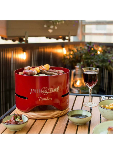Grill stołowy Feuerhand Table-Top Grill Tamber - ruby red