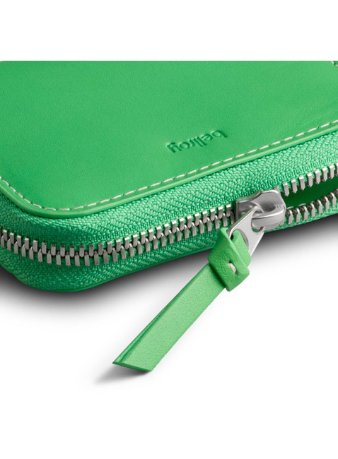 Skórzany portfel kieszonkowy Bellroy Folio Piccolo - neon green