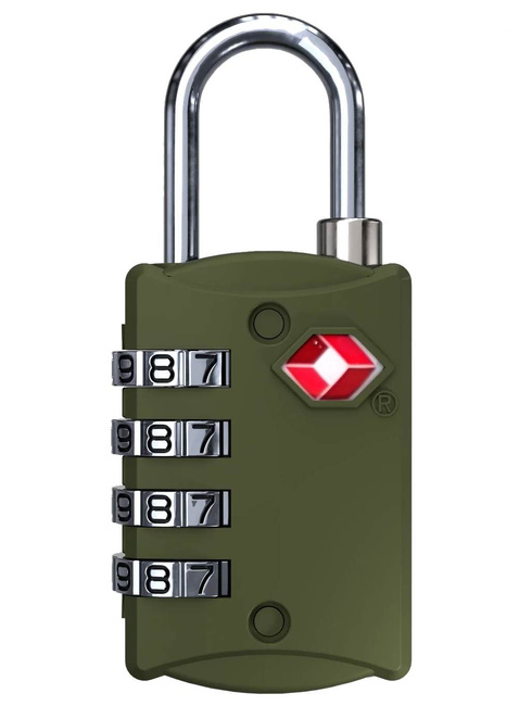 Kłódka szyfrowa do bagażu CabinZero TSA Travel Lock - georgian khaki