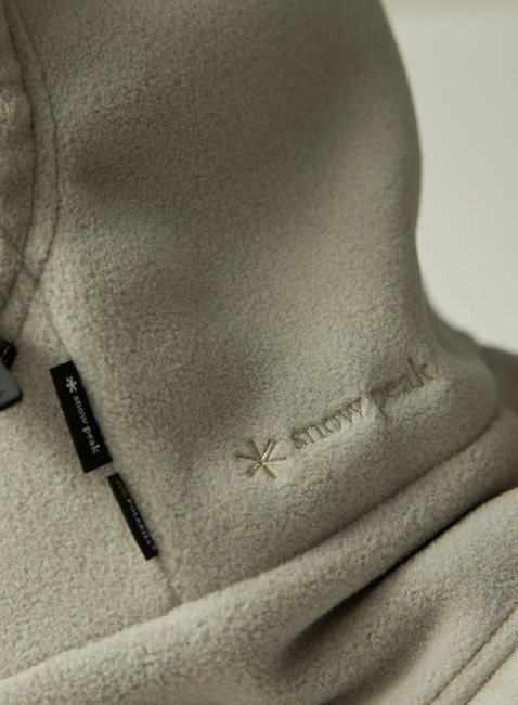 Kominiarka Snow Peak Water-Repellent Fleece Balaclava - light grey