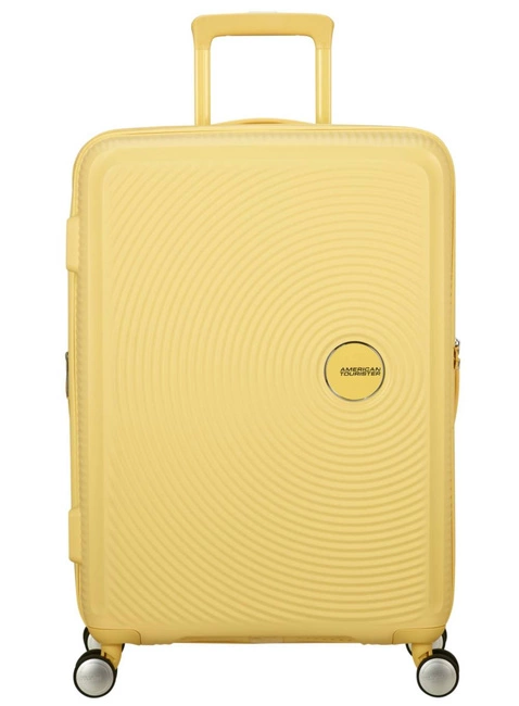 Walizka średnia American Tourister Soundbox EXP - pastel yellow