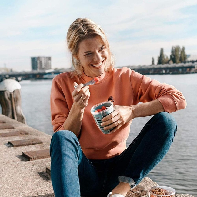 Pojemnik na owoce i warzywa Mepal Ellipse - nordic pink