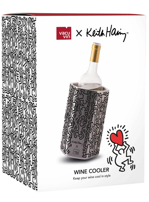 Schładzacz do wina Vacu Vin Wine Cooler Stainless Steel - Hive x Keith Haring