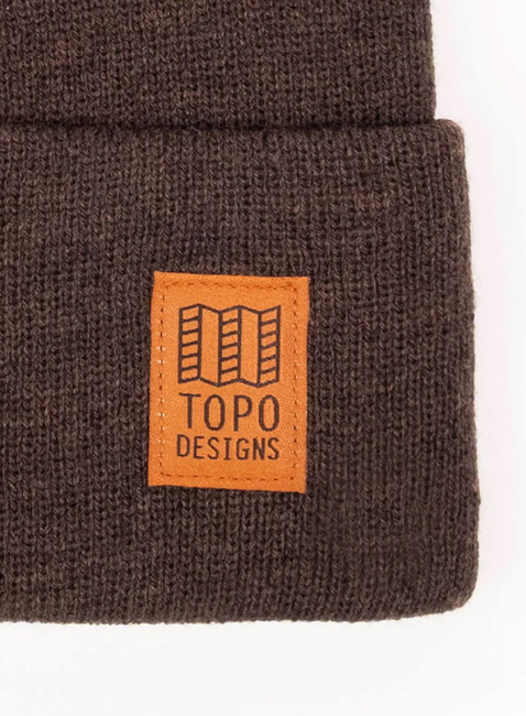 Czapka zimowa Topo Designs Work Cap - chocolate