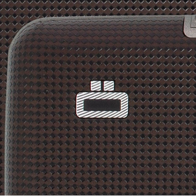 Portfel aluminiowy Ogon Design Stockholm - vegan leather lozenge - brown