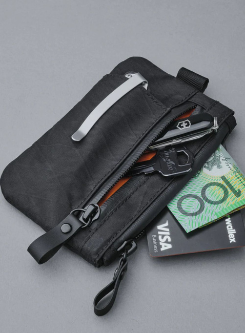 Portfel saszetka Alpaka Zip Cardholder - black